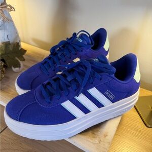 Adidas Royal Blue Sneakers with White Accents Size 8.5 Women’s